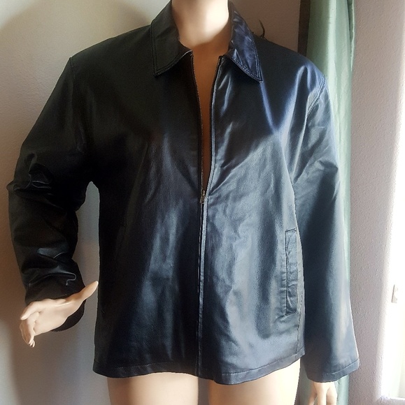 plus size leather coats
